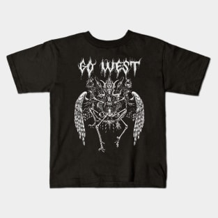 go west ll darknes Kids T-Shirt